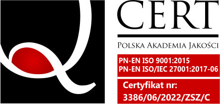 Certyfikat ISO 9001:2015 — Polska Akademia Jakości